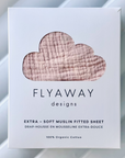 Blush Pink fitted sheet for Flyaway Kids Bed