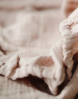 Blush pink fitted sheet
