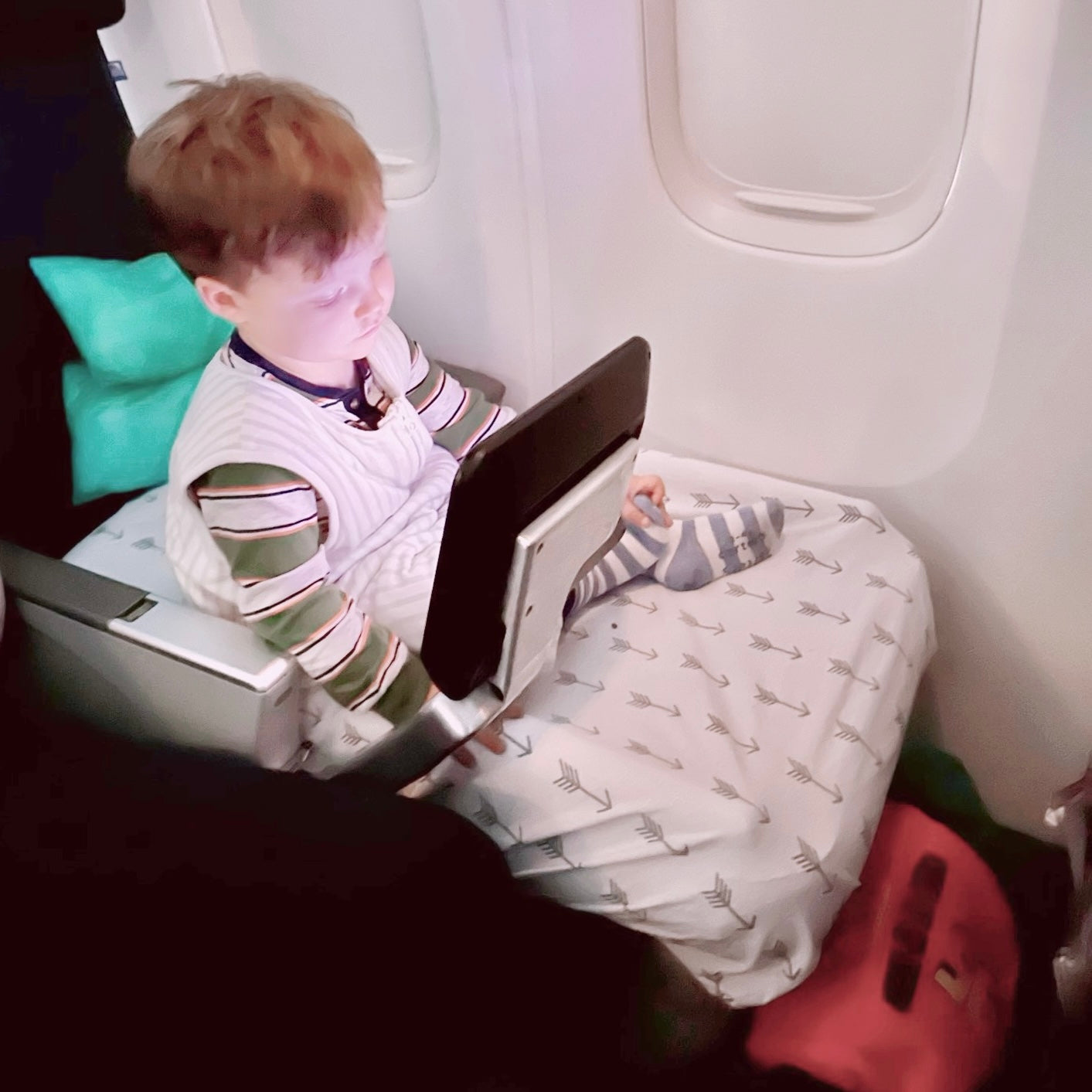 child on flyaway kids bed