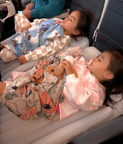 child on flyaway kids bed