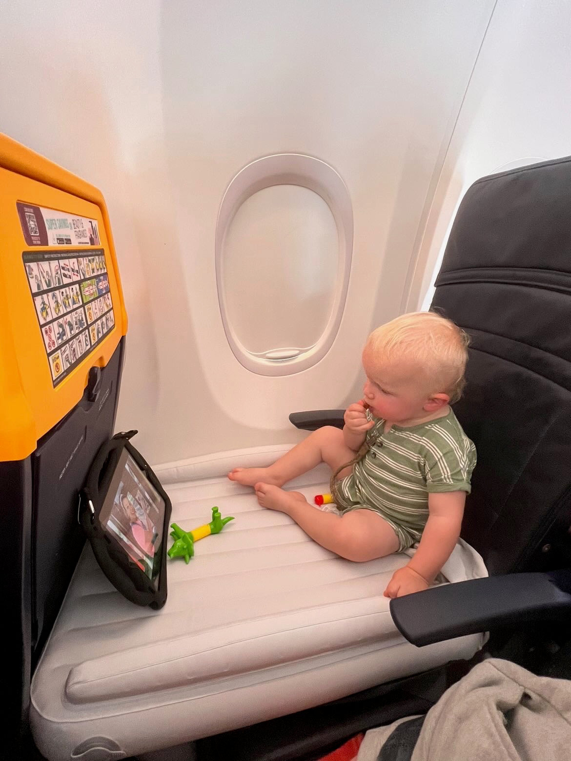 child on flyaway kids bed