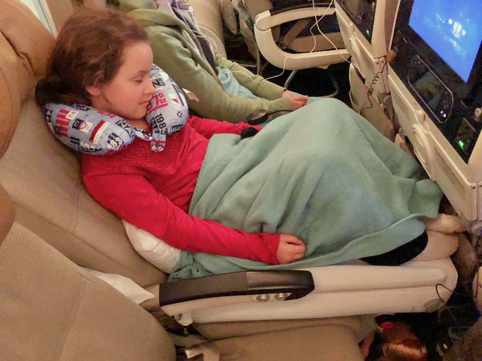 child on flyaway kids bed