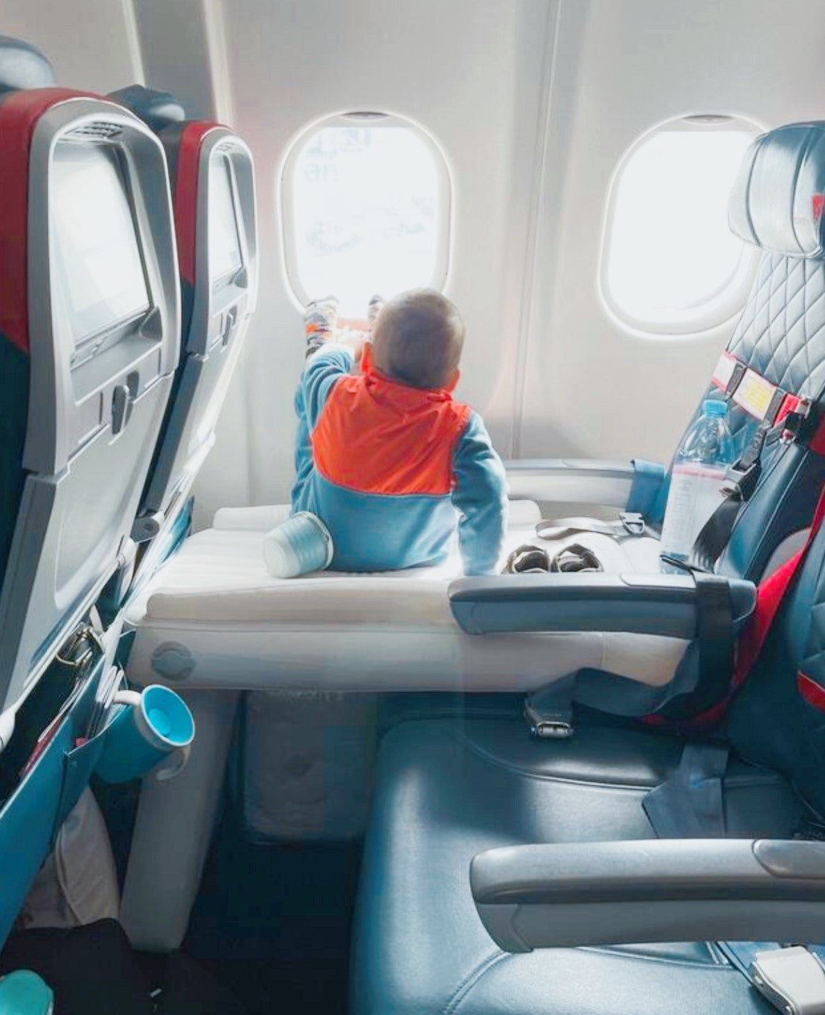 child on flyaway kids bed