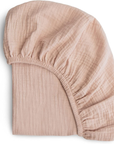 Blush pink fitted sheet for Flyaway Kids Bed