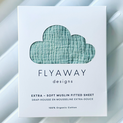 Green fitted sheet for Flyaway Kids Bed