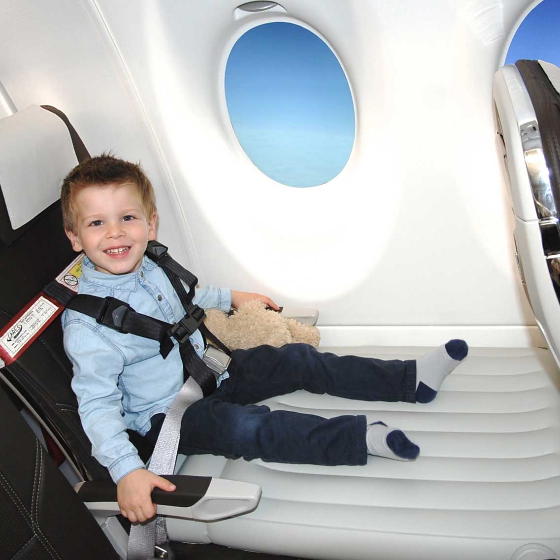 Car seat blow top up bed
