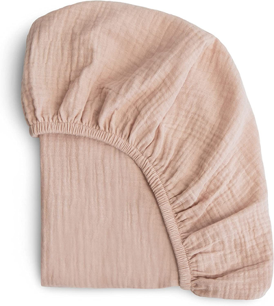 Blush pink fitted sheet for Flyaway Kids Bed